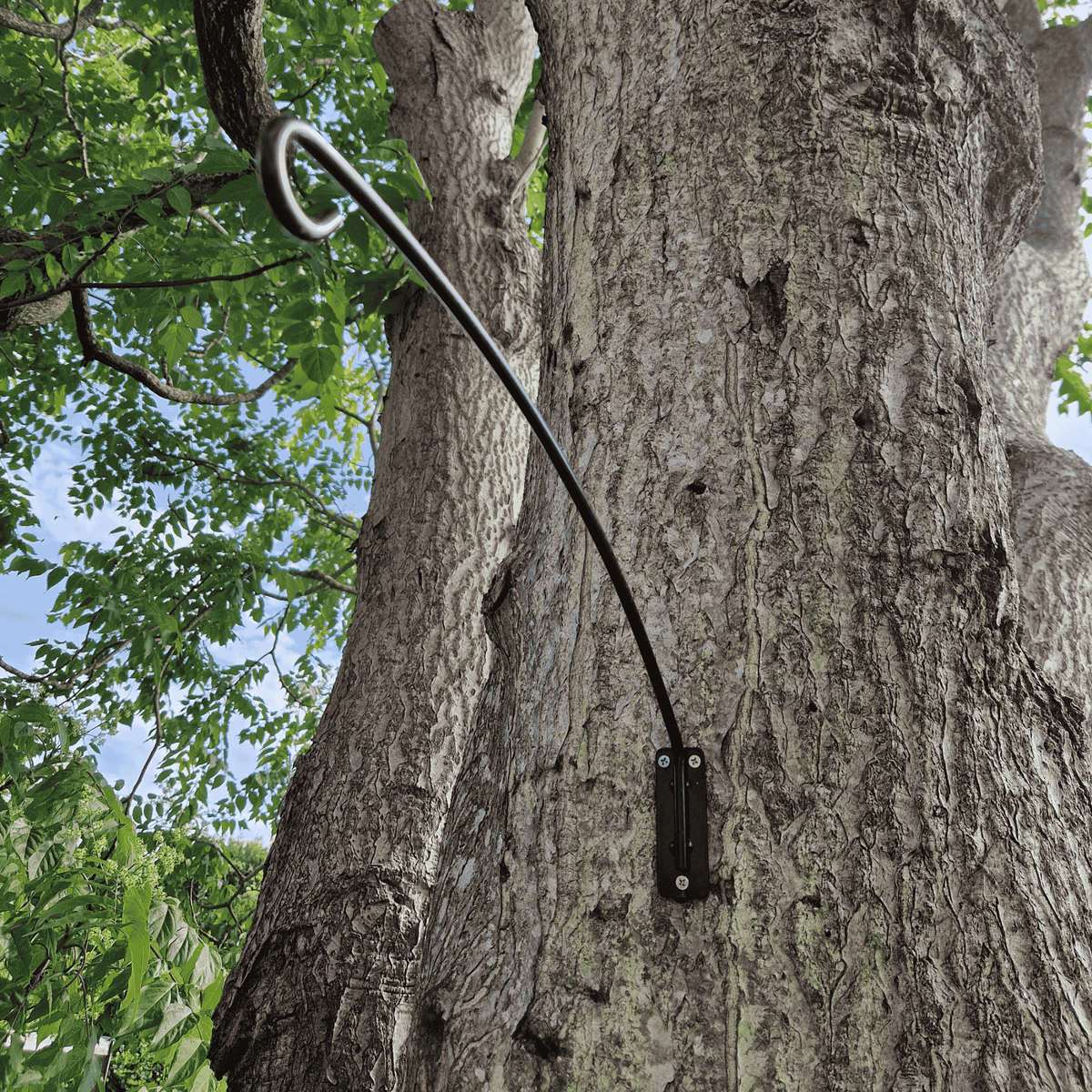 long heavy duty premium bird feeder wall bracket hook