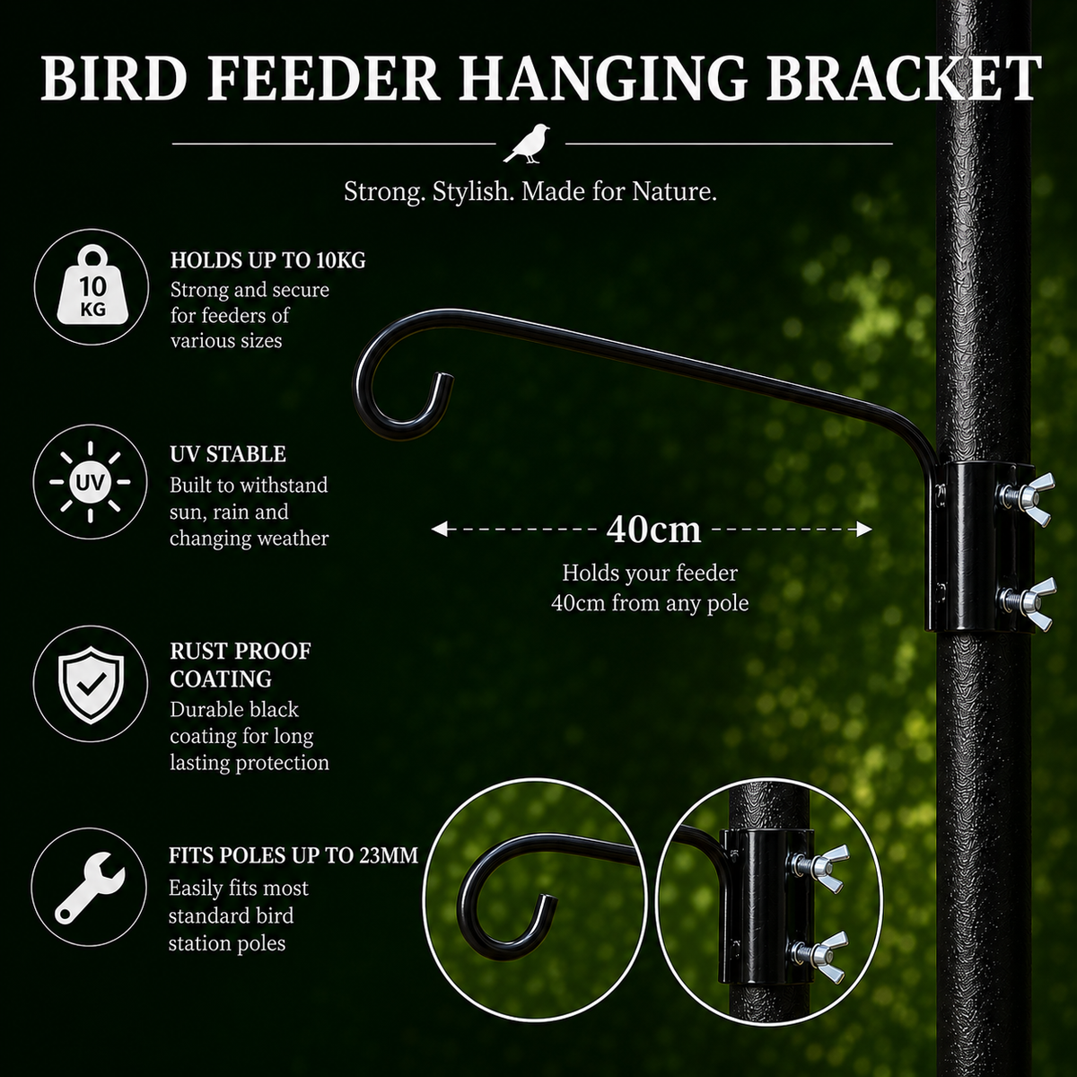 Pole Mounted Hanging Bracket